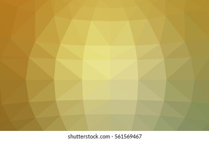 Light Green Yellow vector Pattern. Seamless triangular template. Geometric sample. Repeating routine with triangle shapes. Seamless texture for your design. Pattern can be used for background.