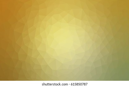 Light Green, Yellow vector Pattern.  triangular template. Geometric sample. Repeating routine with triangle shapes. New texture for your design. Pattern can be used for background.