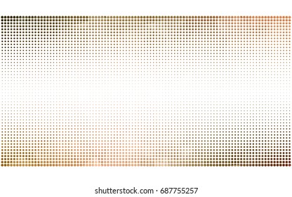 Light Green, Yellow vector pattern with colored spheres. Geometric sample of repeating circles on white background in halftone style.