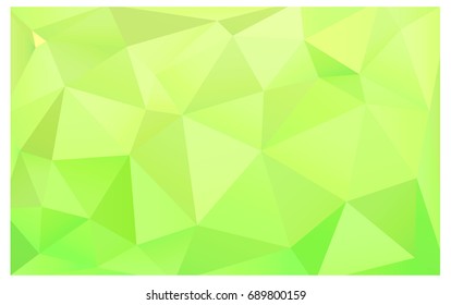 Light Green, Yellow vector Pattern.  triangular template. Geometric sample. Repeating routine with triangle shapes. New texture for your design. Pattern can be used for background.