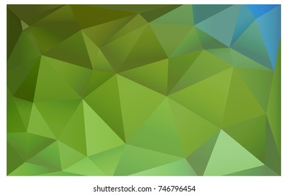 Light Green, Yellow vector Pattern.  triangular template. Geometric sample. Repeating routine with triangle shapes. New texture for your design. Pattern can be used for background.
