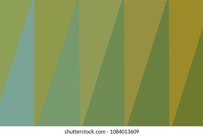 Light Green, Yellow vector polygon abstract backdrop. Colorful illustration in polygonal style with gradient. Textured pattern can be used for background.