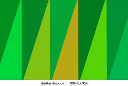 Light Green, Yellow vector polygon abstract layout. Shining polygonal illustration, which consist of triangles. The best triangular design for your business.