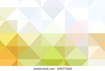 Light Green, Yellow vector polygon abstract background. A sample with polygonal shapes. Polygonal design for your web site.