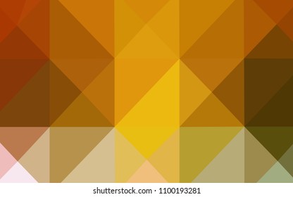 Light Green, Yellow vector polygon abstract backdrop. Elegant bright polygonal illustration with gradient. The template for cell phone's backgrounds.