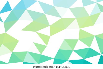 Light Green, Yellow vector polygon abstract polygon abstract. Geometric illustration in Origami style with gradient.  Brand new design for your business.