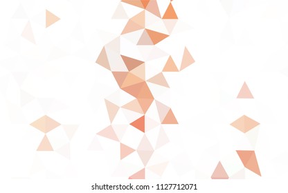 Light Green, Yellow vector polygon abstract backdrop. Triangular geometric sample with gradient.  Template for cell phone's backgrounds.