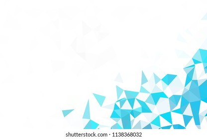 Light Green, Yellow vector polygon abstract background. Colorful abstract illustration with triangles. Completely new template for your banner.