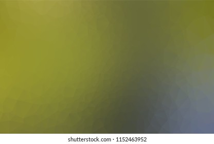 Light Green, Yellow vector polygon abstract background. Brand new colored illustration in blurry style with gradient. A new texture for your design.
