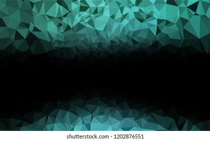 Light Green, Yellow vector polygon abstract background. Modern geometrical abstract illustration with gradient. A completely new template for your business design.