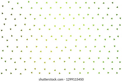 Light Green, Yellow vector  polygon abstract layout. A sample with polygonal shapes. Polygonal design for your web site.