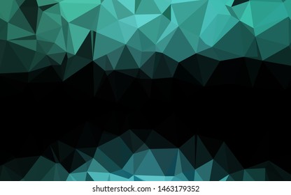 Light Green, Yellow vector polygon abstract background. Shining colored illustration in a Brand new style. Completely new template for your business design.