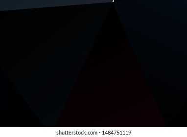 Light Green, Yellow vector polygon abstract backdrop. Glitter abstract illustration with an elegant triangles. Pattern for a brand book's backdrop.