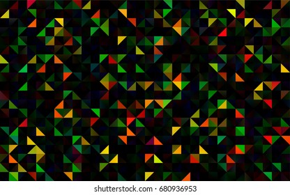 Light Green, Yellow vector polygon abstract background. A completely new color illustration in a vague style. Brand-new style for your business design.