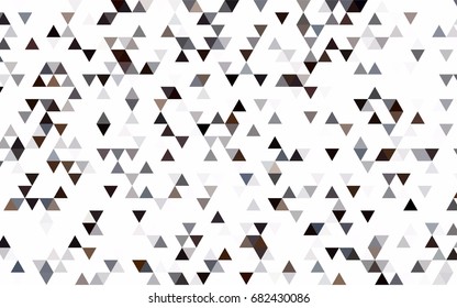 Light Green, Yellow vector polygon abstract pattern. Shining illustration, which consist of triangles. Triangular pattern for your business design.