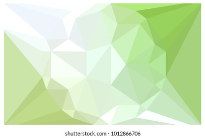 Light Green, Yellow vector polygonal illustration, which consist of triangles with a gemstone in center. Triangular design of a huge diamond for your business. Creative geometric background of gems.