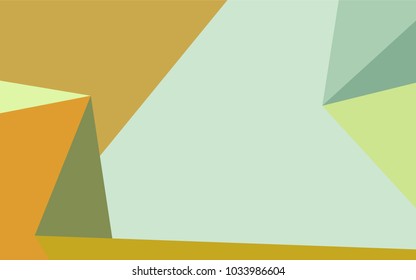 Light Green, Yellow vector polygonal pattern. Brand-new colored illustration in blurry style with gradient. The polygonal design can be used for your web site.