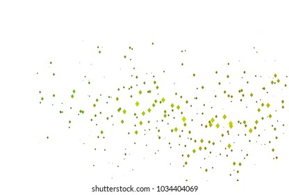 Light Green, Yellow vector polygonal illustration, which consist of rectangles. Rectangular pattern for your business design. Geometric background in Origami style with gradient. 