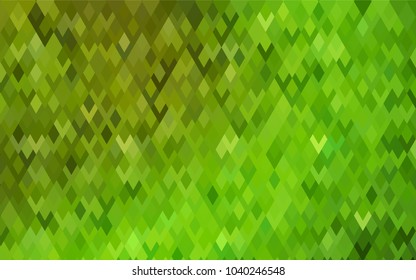 Light Green, Yellow vector polygonal illustration, which consist of rectangles. Rectangular pattern for your business design. Geometric background in Origami style with gradient. 