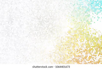 Light Green, Yellow vector polygonal illustration, which consist of rectangles. Rectangular pattern for your business design. Geometric background in Origami style with gradient. 