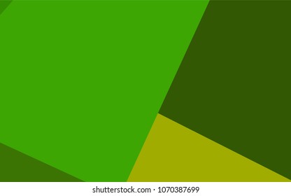 Light Green, Yellow vector polygonal illustration consisting of rectangles. Rectangular design for your business. Creative geometric background in origami style with gradient.