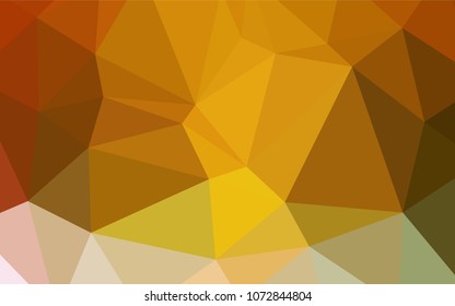 Light Green, Yellow vector polygonal template. Glitter abstract illustration with an elegant design. A completely new template for your business design.