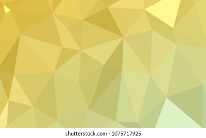 Light Green, Yellow vector polygonal pattern. Colorful illustration in abstract style with gradient. Triangular pattern for your business design.