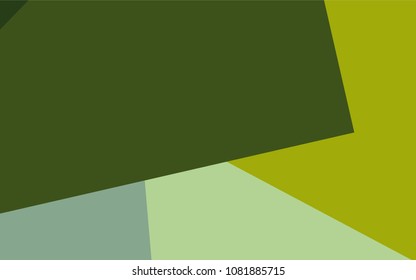 Light Green, Yellow vector polygonal illustration, which consist of rectangles. Rectangular pattern for your business design. Geometric background in Origami style with gradient. 