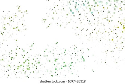 Light Green, Yellow vector polygonal illustration consisting of rectangles. Rectangular design for your business. Creative geometric background in origami style with gradient.