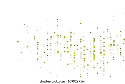 Light Green, Yellow vector polygonal illustration, which consist of rectangles. Rectangular pattern for your business design. Geometric background in Origami style with gradient. 