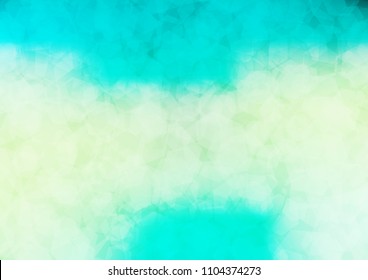 Light Green, Yellow vector polygonal pattern. Brand new colored illustration in blurry style with gradient. The elegant pattern can be used as part of a brand book.