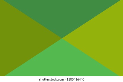 Light Green, Yellow vector polygonal pattern. Colorful abstract illustration with gradient. A completely new template for your business design.