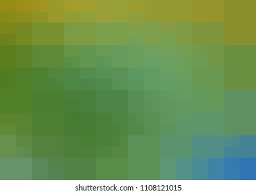 Light Green, Yellow vector polygonal illustration, which consist of rectangles. Rectangular design for your business. Creative geometric background in Origami style with gradient