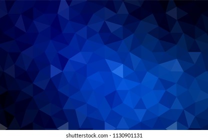 Light Green, Yellow vector polygonal template. Polygonal abstract illustration with gradient. Best triangular design for your business.