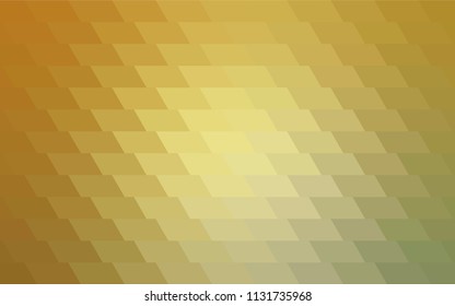Light Green, Yellow vector polygonal illustration consisting of rectangles. Rectangular design for your business. Creative geometric background in origami style with gradient.