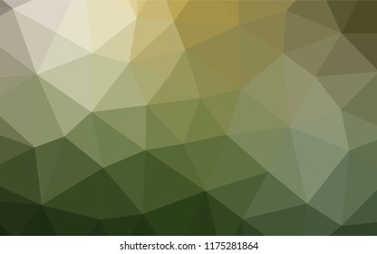 Light Green, Yellow vector polygonal background. Shining colored illustration in a Brand new style. A completely new template for your business design.