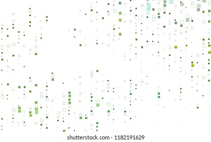 Light Green, Yellow vector polygonal illustration consisting of rectangles. Rectangular design for your business. Creative geometric background in origami style with gradient.