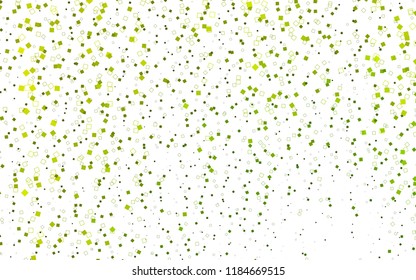 Light Green, Yellow vector polygonal illustration, which consist of rectangles. Rectangular pattern for your business design. Geometric background in Origami style with gradient. 