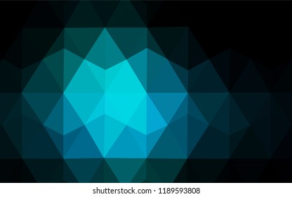 Light Green, Yellow vector polygonal template. Polygonal abstract illustration with gradient. Template for cell phone's backgrounds.