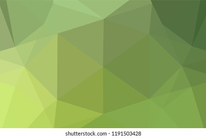 Light Green, Yellow vector polygonal background. A completely new color illustration in a vague style. A completely new template for your business design.