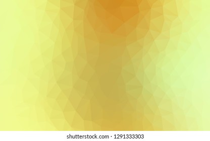 Light Green, Yellow vector polygonal background. Creative geometric illustration in Origami style with gradient. A completely new design for your leaflet.