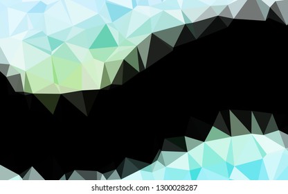 Light Green, Yellow vector polygonal background. Shining colored illustration in a Brand new style. Brand new design for your business.