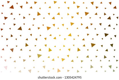 Light Green, Yellow vector  polygonal pattern. Creative geometric illustration in Origami style with gradient. Best triangular design for your business.
