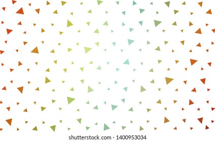 Light Green, Yellow vector  polygonal background. Polygonal abstract illustration with gradient. Template for cell phone's backgrounds.