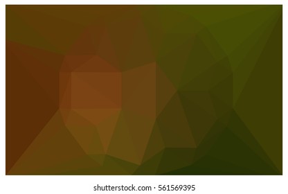 Light Green Yellow vector polygonal illustration, which consist of triangles with a gemstone in center. Triangular design of a huge diamond for your business. Creative geometric background of gems.