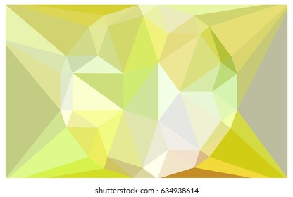 Light Green, Yellow vector polygonal illustration, which consist of triangles with a gemstone in center. Triangular design of a huge diamond for your business. Creative geometric background of gems.