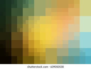 Light Green, Yellow vector polygonal illustration, which consist of rectangles. Rectangular design for your business. Creative geometric background in Origami style with gradient