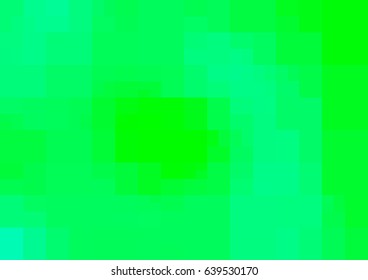 Light Green, Yellow vector polygonal illustration, which consist of rectangles. Rectangular pattern for your business design. Geometric background in Origami style with gradient. 