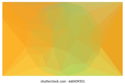 Light Green, Yellow vector polygonal illustration, which consist of triangles with a gemstone in center. Triangular design of a huge diamond for your business. Creative geometric background of gems.