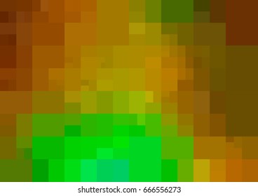 Light Green, Yellow vector polygonal illustration, which consist of rectangles. Rectangular design for your business. Creative geometric background in Origami style with gradient